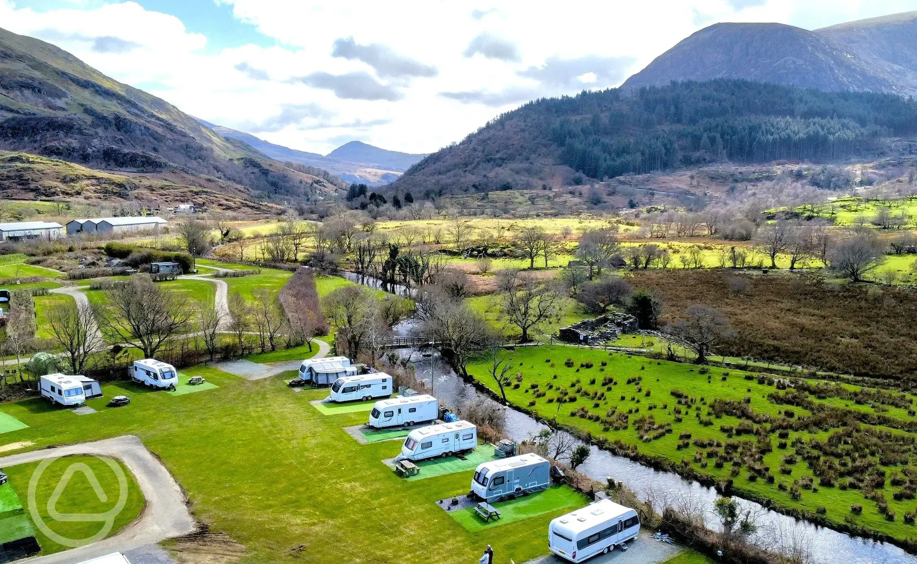 Aerial of the site