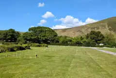 Electric grass pitches with 10 amp hook ups