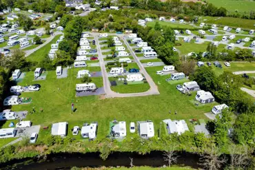 Aerial of the campsite