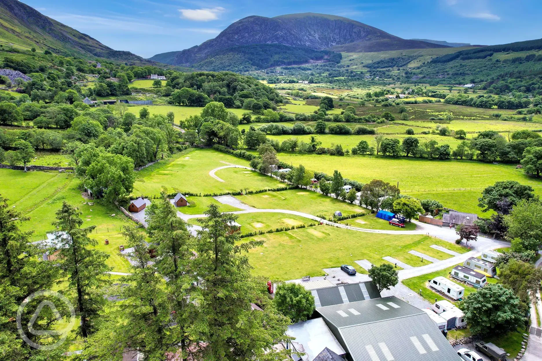 Aerial of site