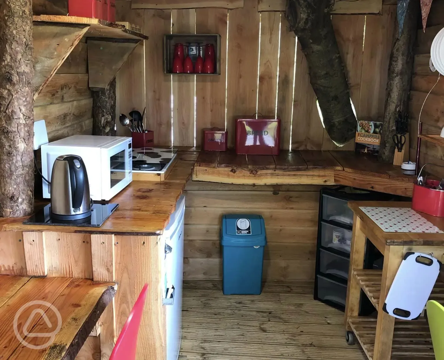 Cabin kitchen for the pods