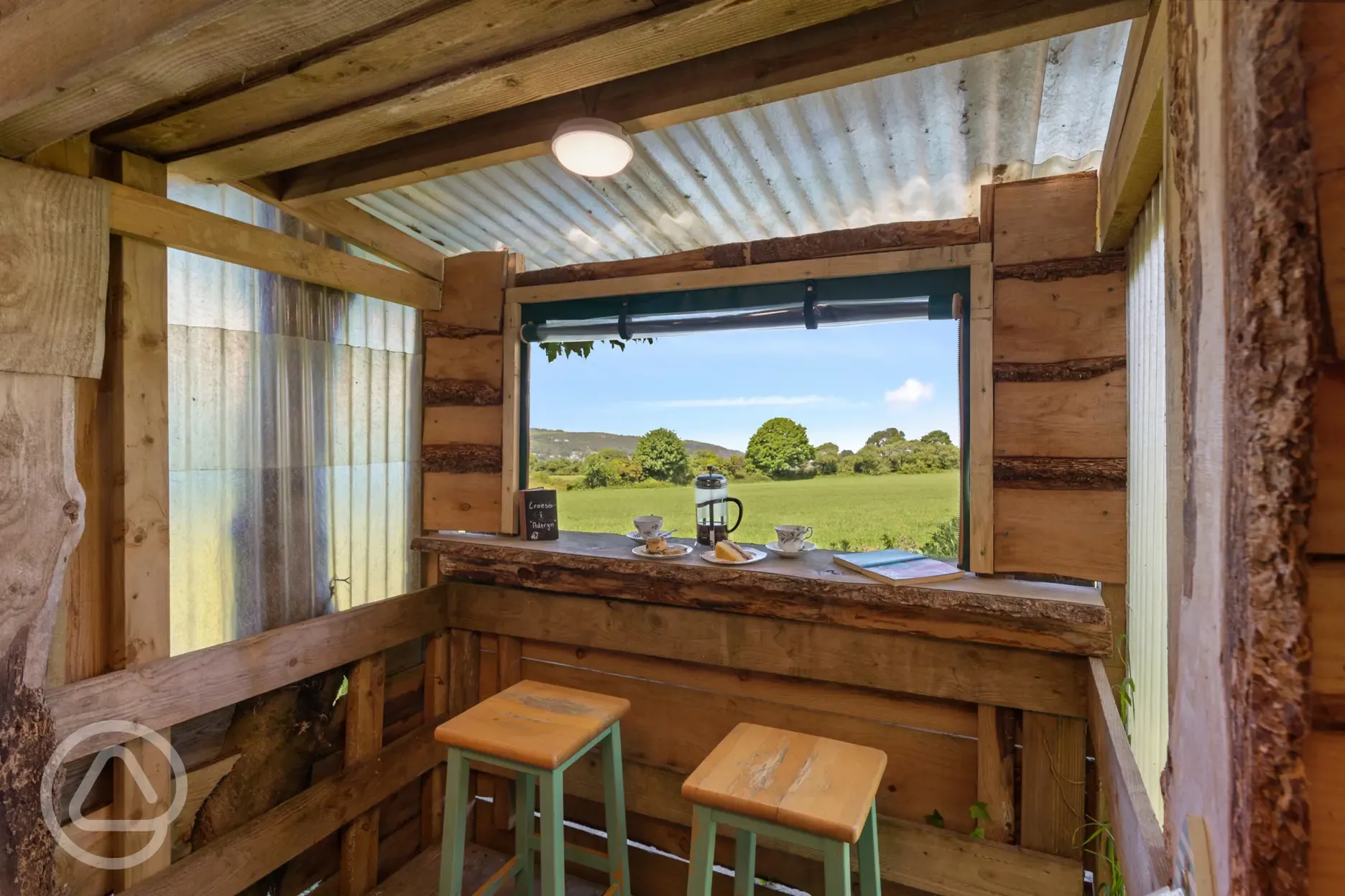 Geodome outdoor kitchen