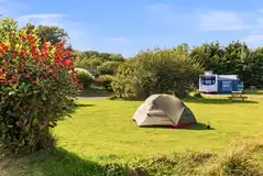 Non electric grass pitches for tents and campervans