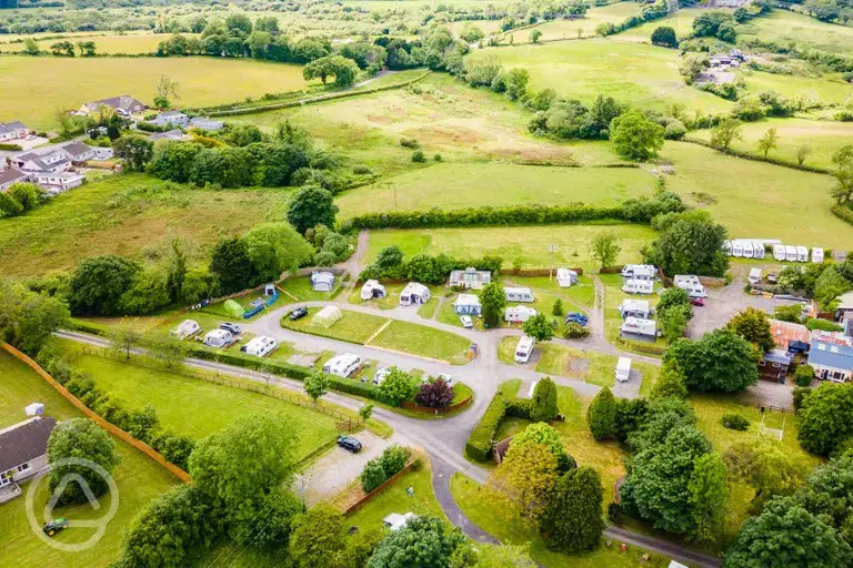 Aerial of site