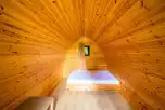 Camping pod (double) interior