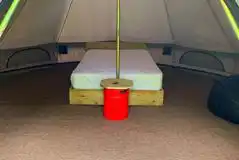 Bell tent (double) interior Bell tent (double) interior