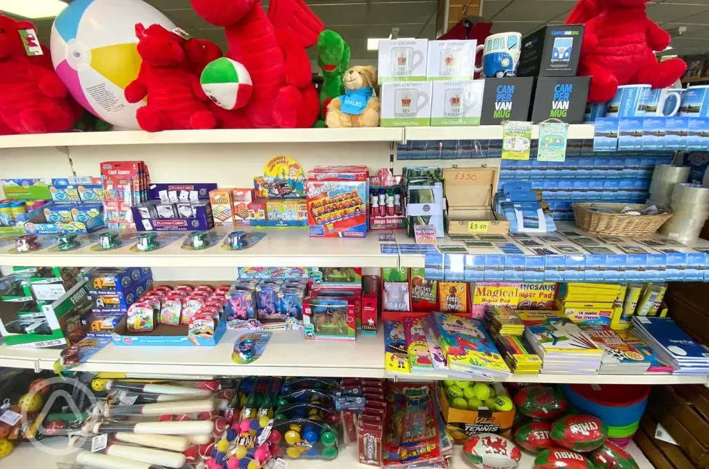 Shop selling basic camping supplies and fishing gear