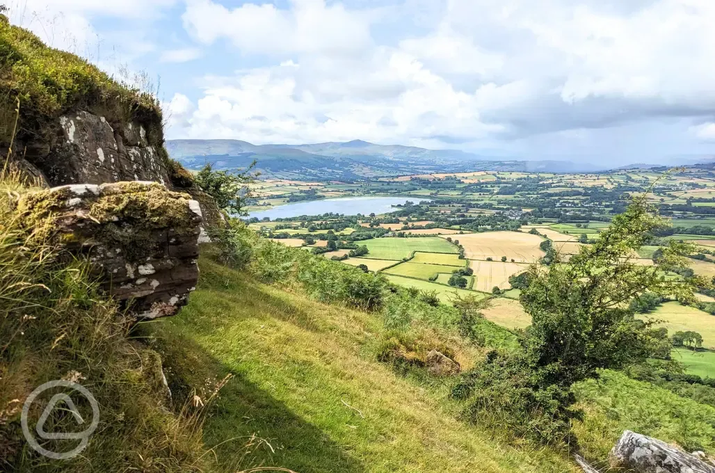 Surrounding landscapes in the Brecon Beacons