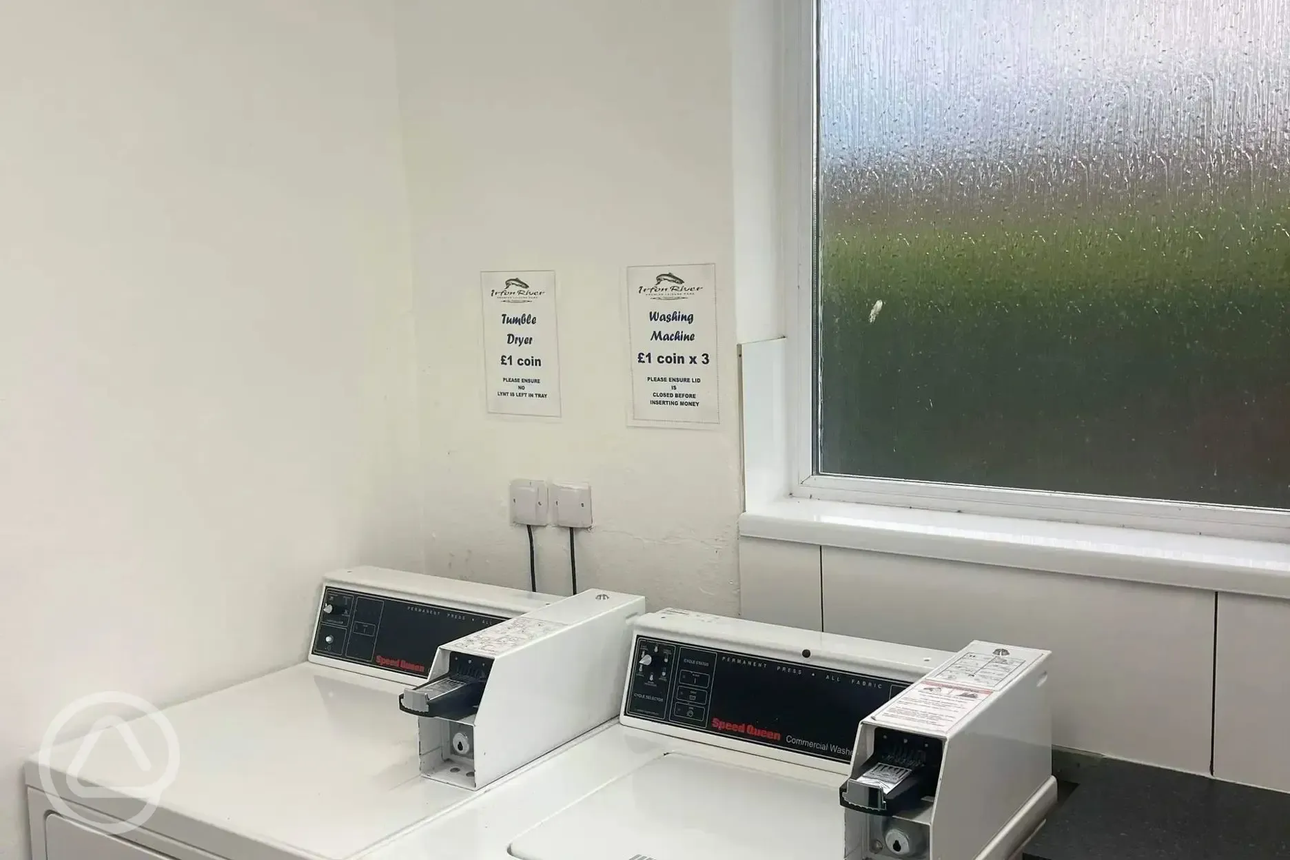 Communal laundry room