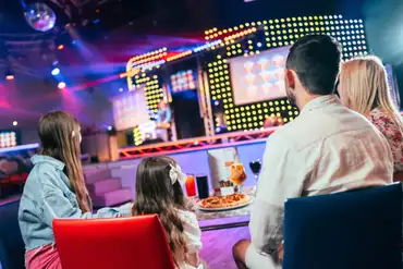 RJ's entertainment venue with a bar and restaurant