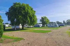 Electric hardstanding pitches at North Shore Holiday Park