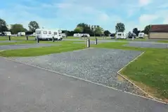 Fully serviced hardstanding pitches