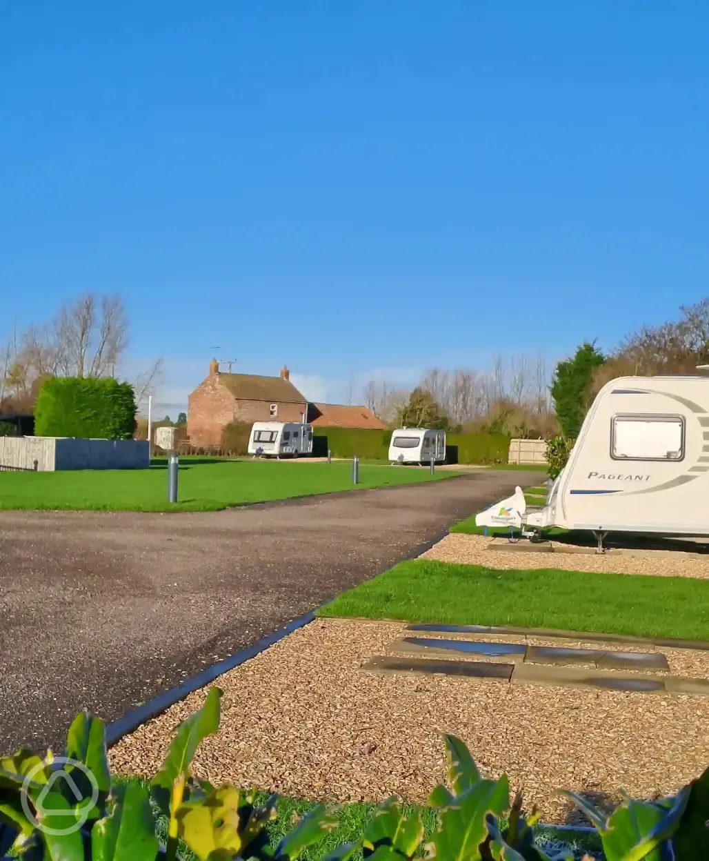Electric hardstanding pitches 
