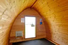 Camping pod interior 