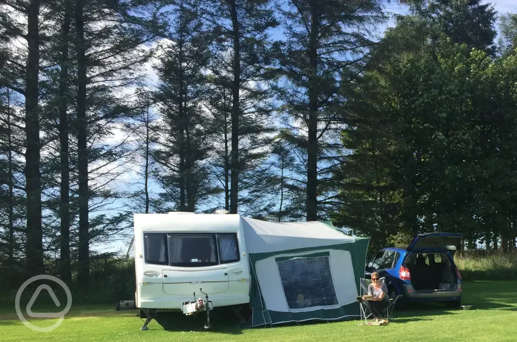 Electric grass touring pitches