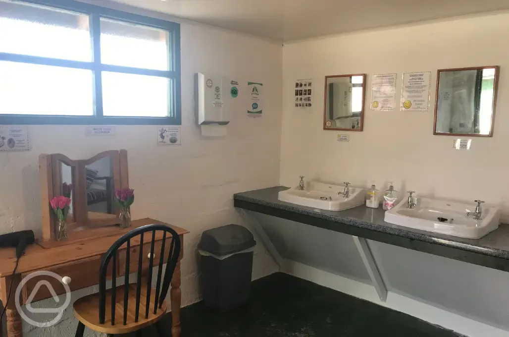 Women's toilets and shower room
