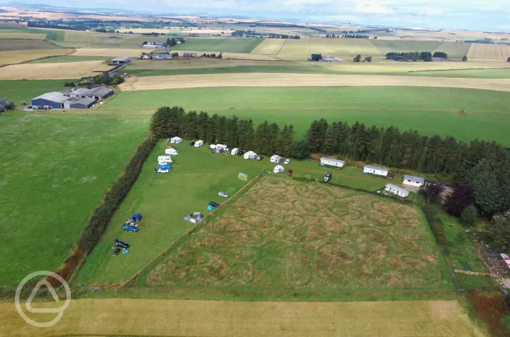 Aerial of site