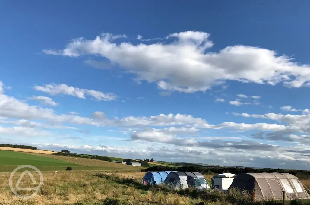 Electric tent pitches
