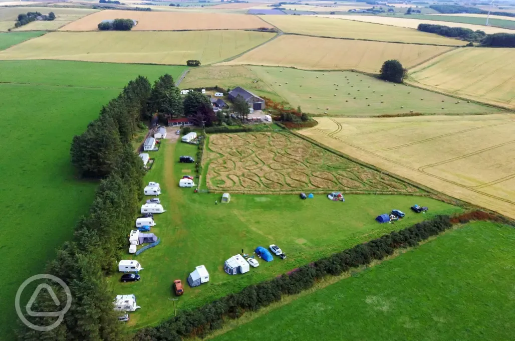 Aerial of site
