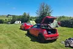 Electric grass pitches (orchard meadow)