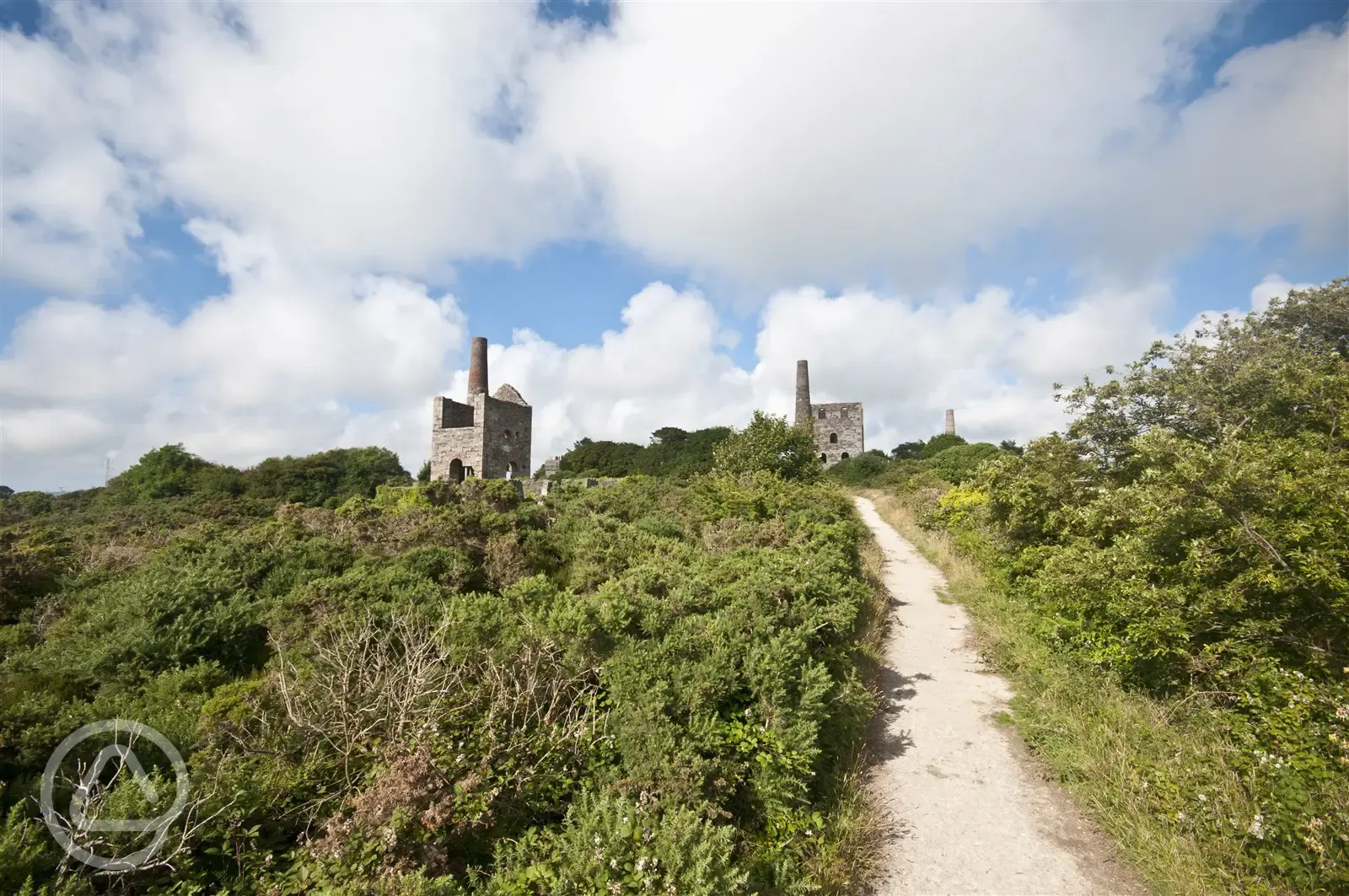 Footpath at Wheal Peevor, just 5 minutes walk from the park