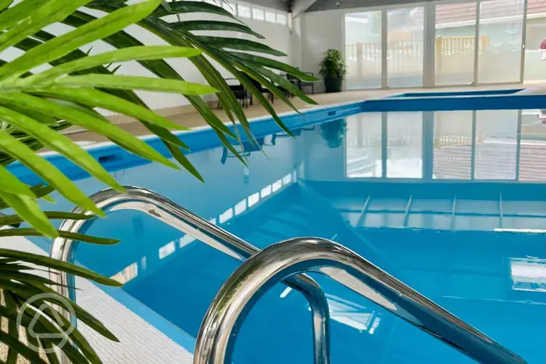 Indoor heated swimming pool, one hour slots available to book at an extra cost