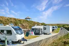 Fully serviced hardstanding pitches at Whitsand Bay Fort Holiday Village Fully serviced hardstanding pitches at Whitsand Bay Fort Holiday Village