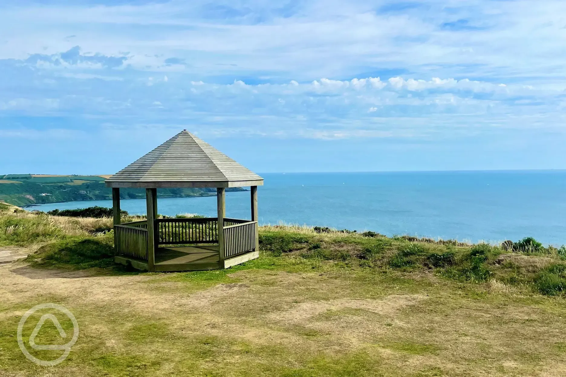 Sea view from site (please note there are no sea views from pitches)