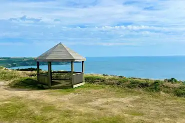 Sea view from site (please note there are no sea views from pitches)