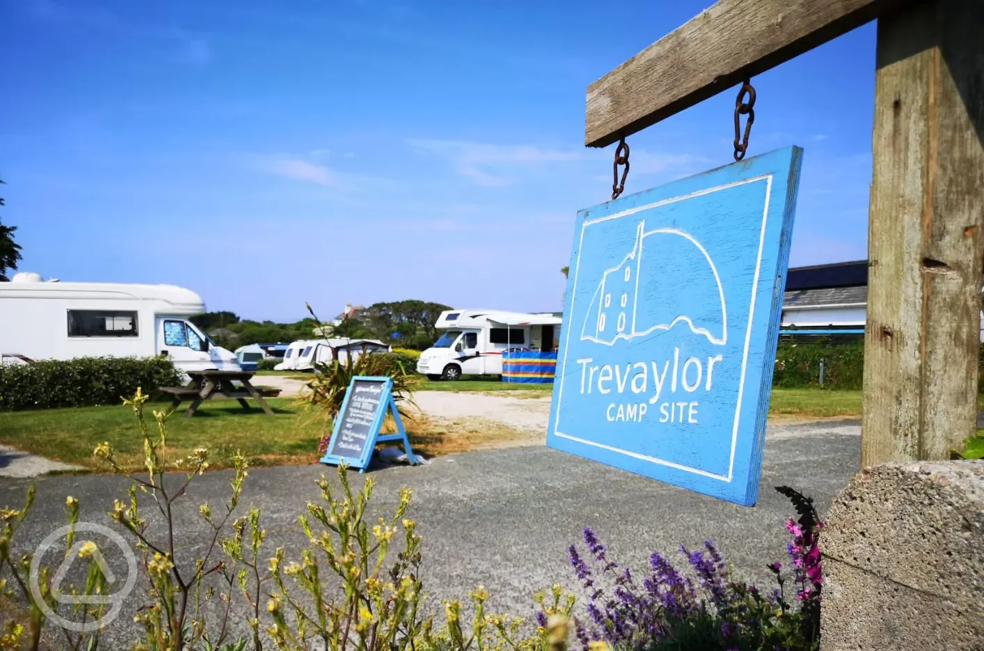 Campsite sign