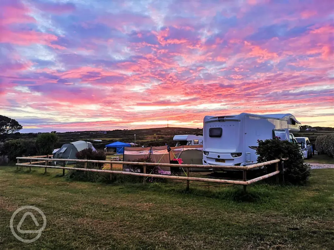 Sunrise from the campsite