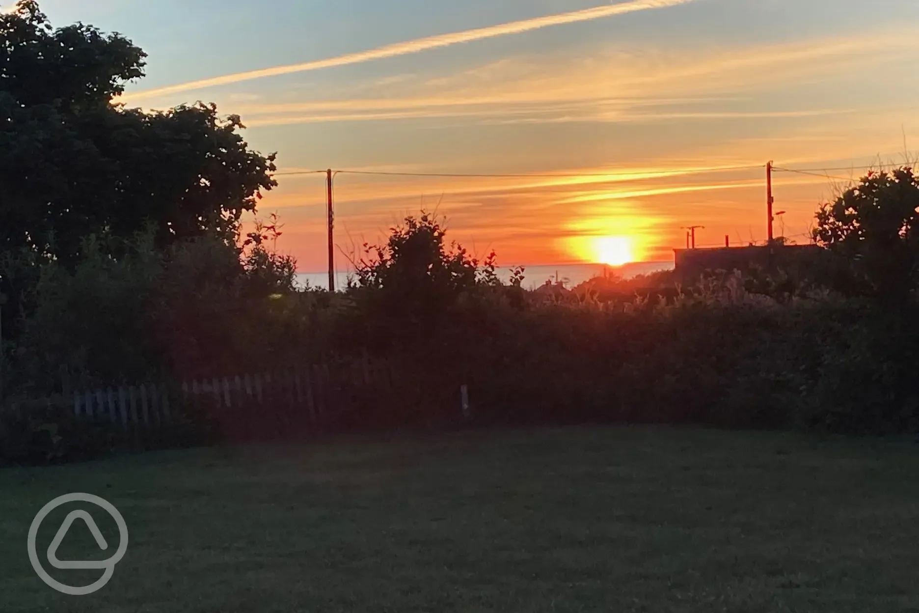 Sunset from the campsite