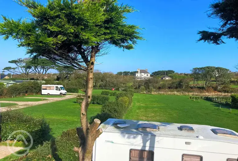 Camping field at Trevaylor Caravan and Camping Park