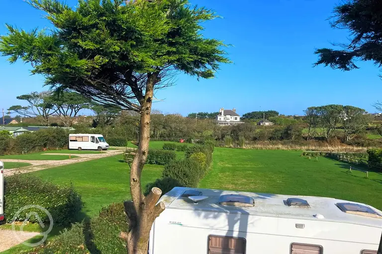 Camping field at Trevaylor Caravan and Camping Park