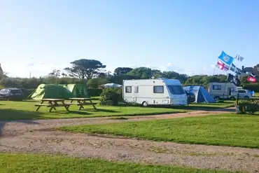 Camping field at Trevaylor Caravan and Camping Park
