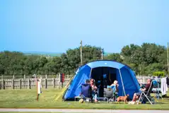 Electric grass tent pitches (7m x 5m) with 16 amp hook ups Electric grass tent pitches (7m x 5m) with 16 amp hook ups