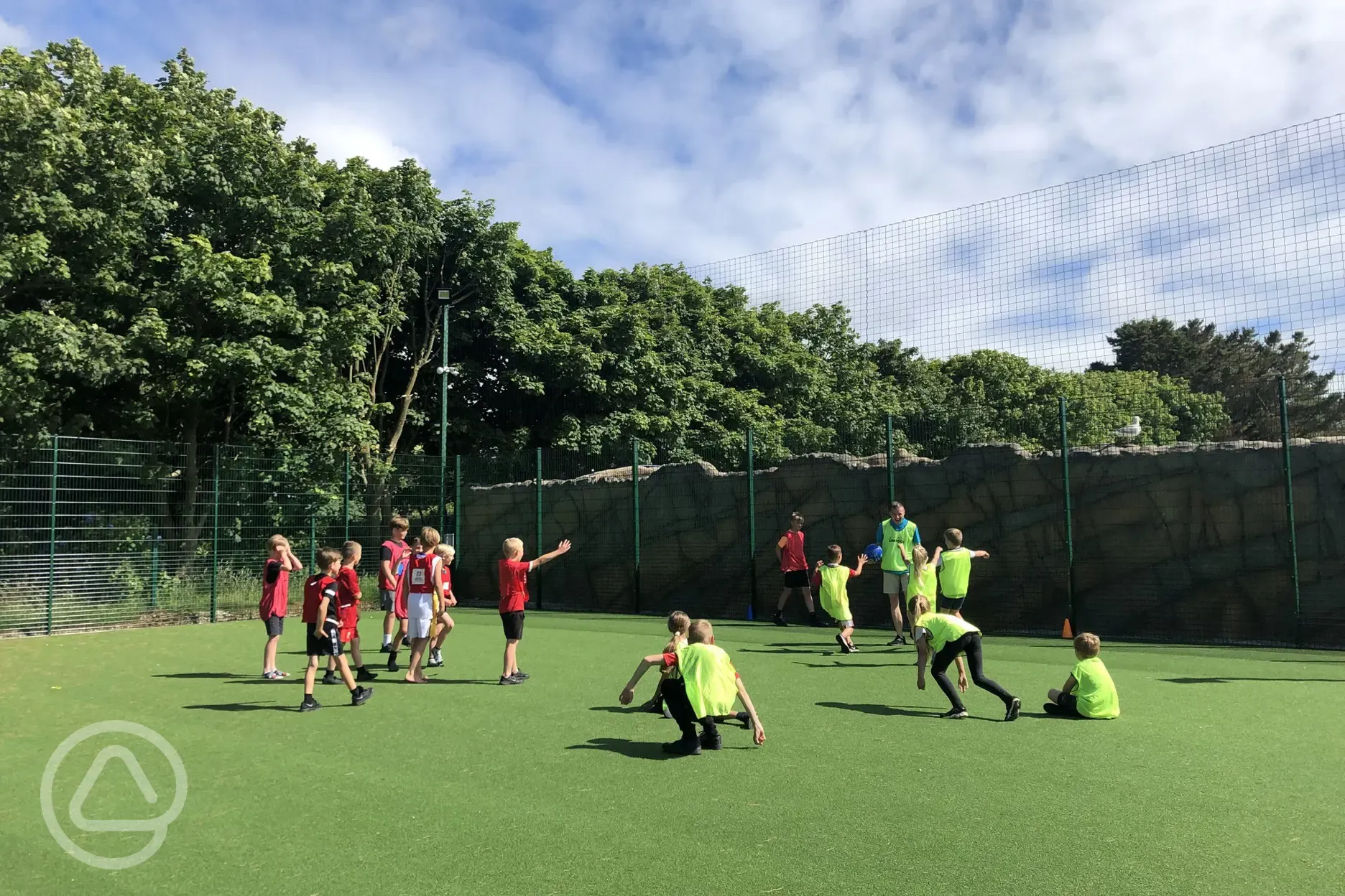 Football on the Sports Court