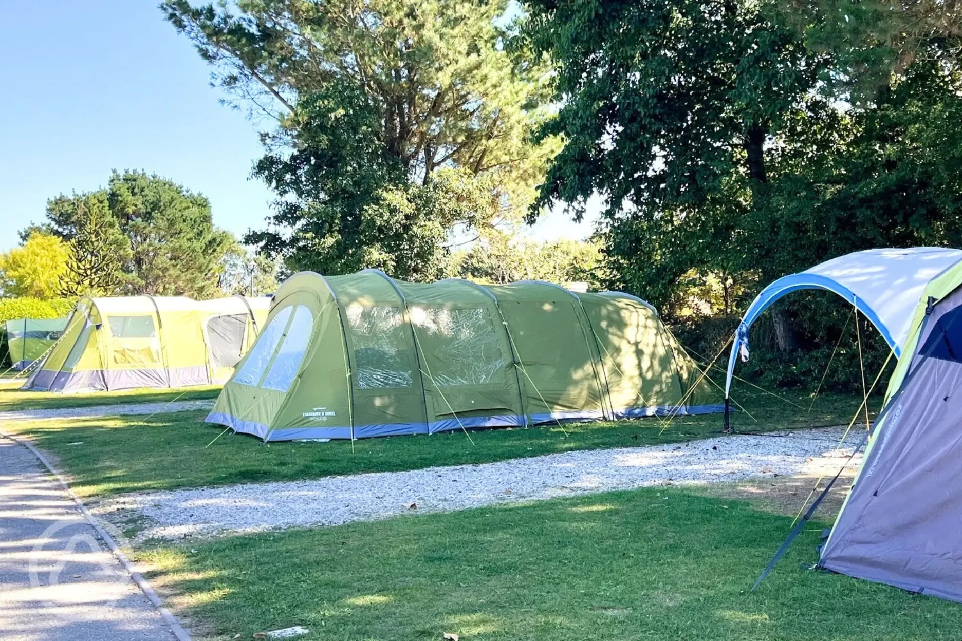 Grass and hardstanding pitches