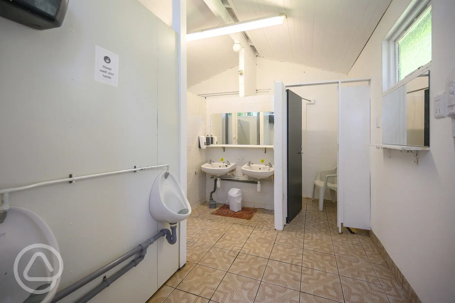 Communal mens toilets