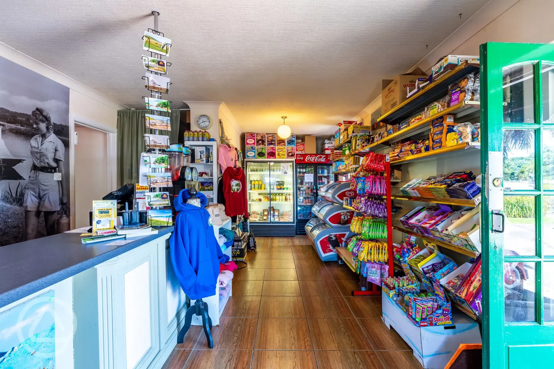 Licensed shop selling essentials, food and gifts