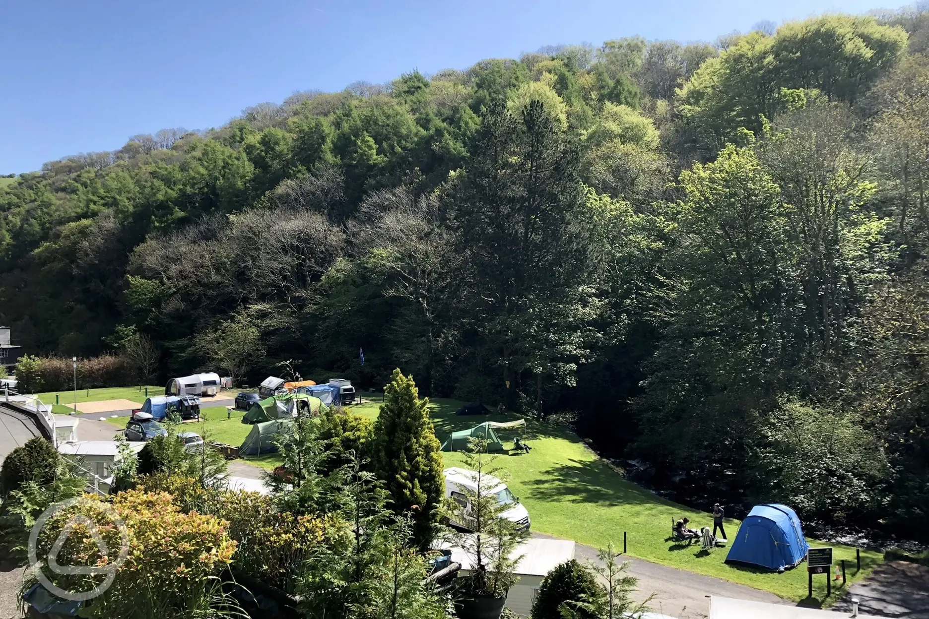 The Riverside Camping Field at Sunny Lyn Holiday Park