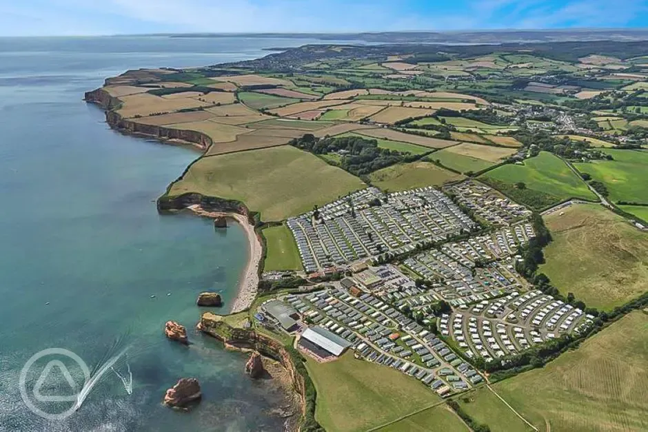 Ladram Bay Holiday Park in Budleigh Salterton, Devon