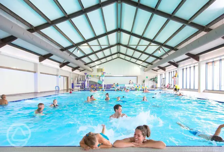 Main indoor swimming pool with optional instructor-led activities