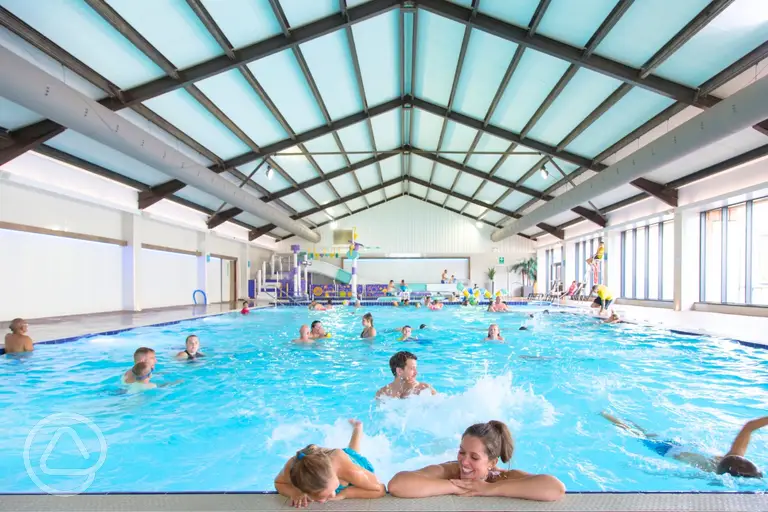 Main indoor swimming pool with optional instructor-led activities