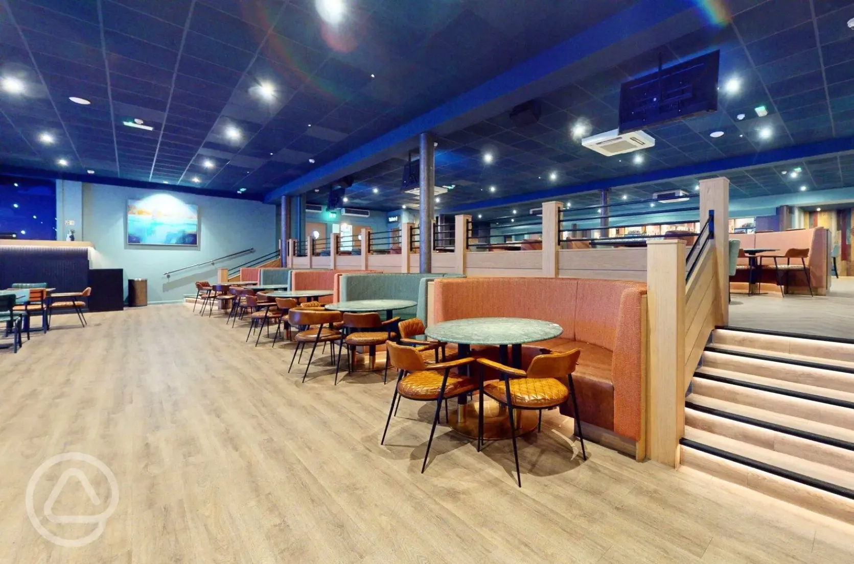 Pebbles restaurant indoor seating