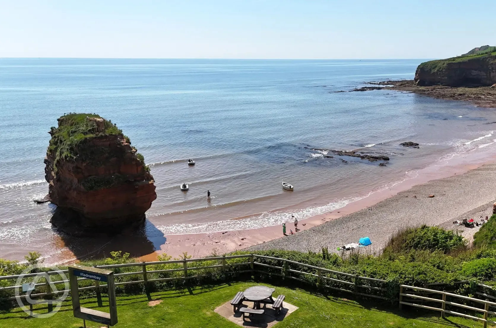 Landram private beach