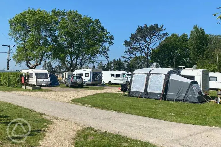 Serviced hardstanding pitches