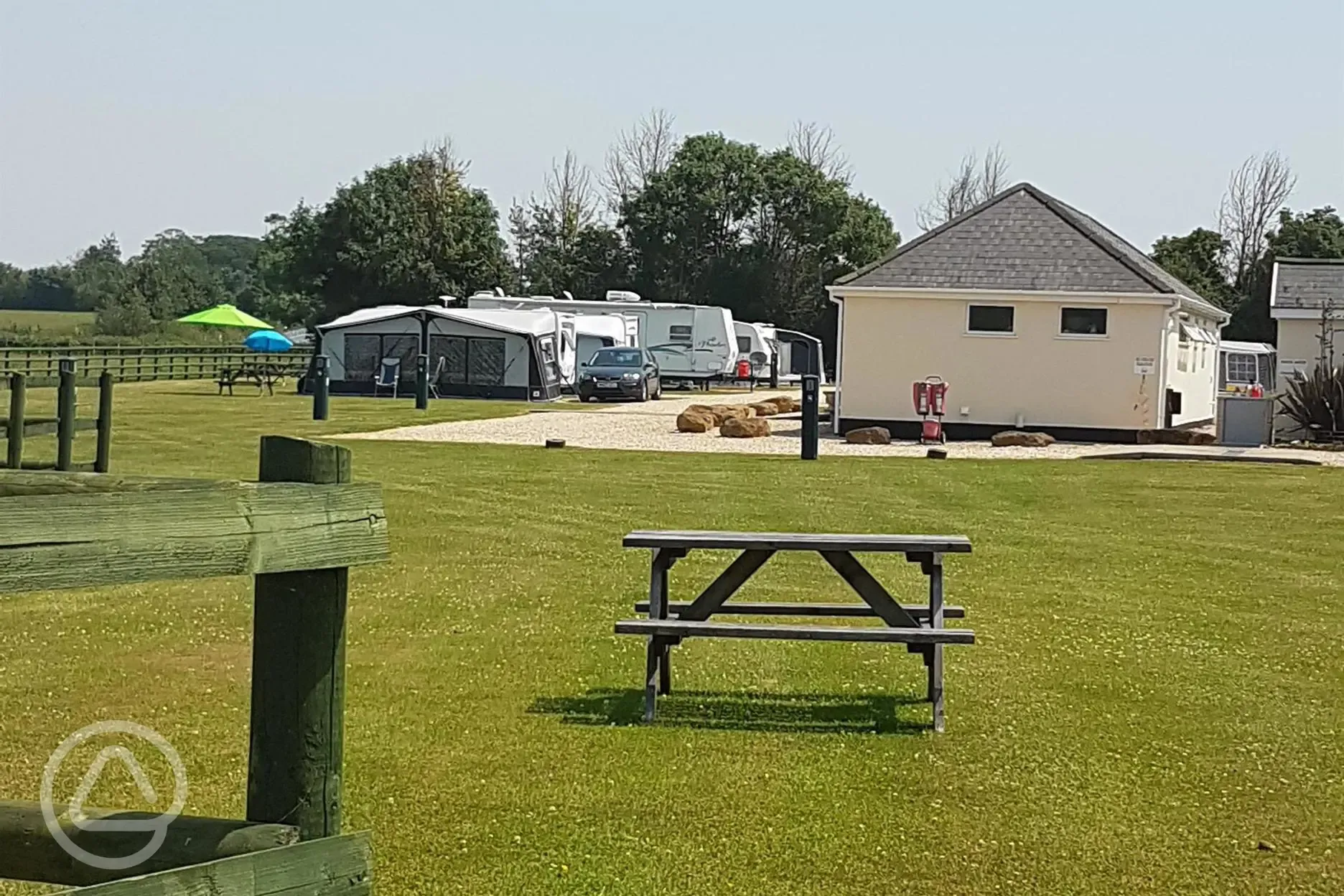 Camping all grass pitches
