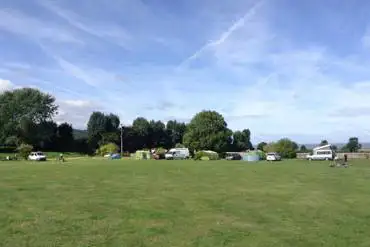 Camping caravan pitches