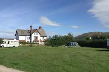 Campsite and house